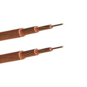 Buy cheap Stranded Overhead Line Conductor / Bare Copper Conductor ASTM B1 , ASTM B2, ASTM B3, ASTM B8 from wholesalers