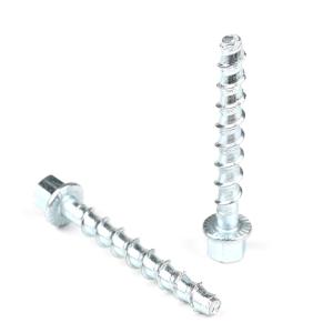 Buy cheap HEX Flange ZINC Plated Carbon Steel Concrete Masonry Screw Anchors for Ceiling System from wholesalers