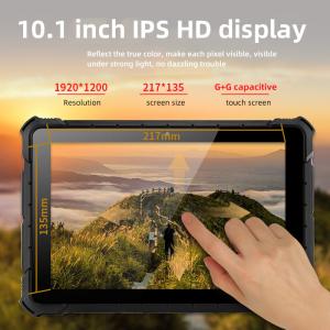 Buy cheap NFC RFID 1000 Nits RJ45 Industrial Rugged Tablet Face Recognition from wholesalers