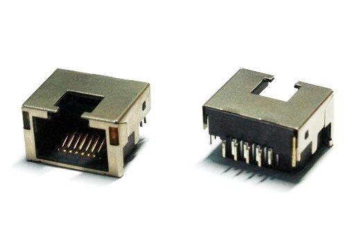 Quality RJ45 Modular Jack,Shielded, THT,Reflow Soldering, LED for sale