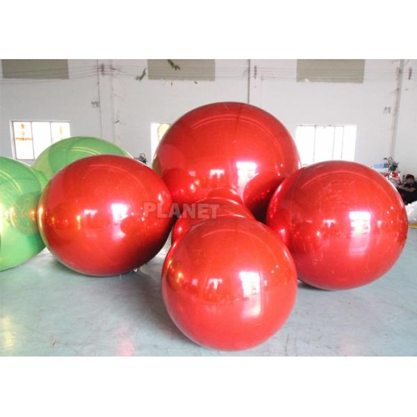 Red Green Custom Size Double Layer PVC Inflatable Mirror Ball Hanging Sphere Disco Balls Balloon For Advertising Events