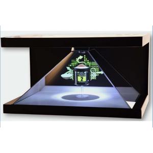 Inverted Triangle Pyramid 3D Holographic Display Android 270 Degree Long