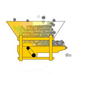 Conveying Hoisting Machine Vibrating Feeder Used In Mining Metallurgy