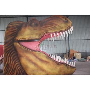 Buy cheap Large Animatronic Dinosaur Head Wall Mounted With Excellent Abrasion Resistance from wholesalers