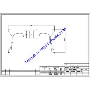 Buy cheap TM177501 forged alloy wheels blanks of 17*7.5 inch single wheels raw blanks drawing and Machining blanks from wholesalers