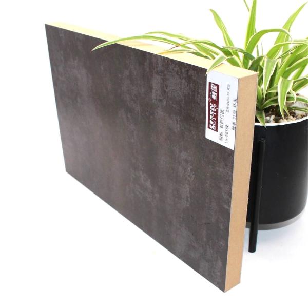 Uv Coating Anti Scratch 2H Matte PET Laminated MDF Panels
