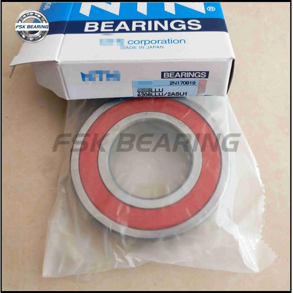 Silent 6208 2RS Deep Groove Radial Ball Bearing Single Row For Bicycle And Motorcycle
