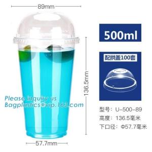 Buy cheap disposable printed ice cream plastic cup/cold drink cup,White/Black CPLA Biodegradable Cup Lid,100% Biodegradable Pla Co from wholesalers