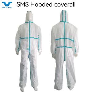 Buy cheap CE Type5/6 Stock OEM Protective Isolation SMS/Microporous/PP Coverall with CE Certificate from wholesalers