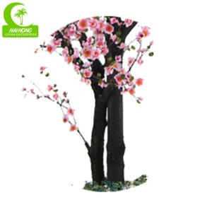 Buy cheap Fabric 250cm Indoor Cherry Blossom Tree With Nature Wood Trunk product