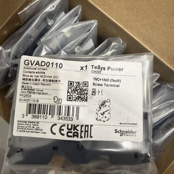 GVAD0110 Schneider Electric TeSys Deca - auxiliary contact - 1 NO + 1 NC