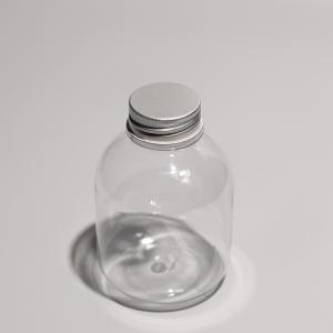 Buy cheap Transparent PET Bottles with Screw On Aluminum Caps from wholesalers