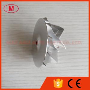 Buy cheap RHF5 reverse 50.50/61.00mm 6+6 blades high performance Turbo milling/aluminum 2618/billet compressor wheel from wholesalers