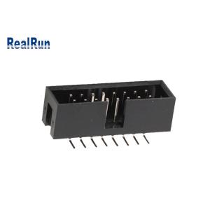 Pitch 2.0mm Dual Row SMT Box Header PA6T Black Plastic