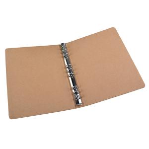 Craft paper file folder with ring binded A6,A5,A4 size available
