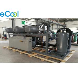 Refrigerating Capacity 160HP Screw Parallel Compressors Unit for Fruits Cold