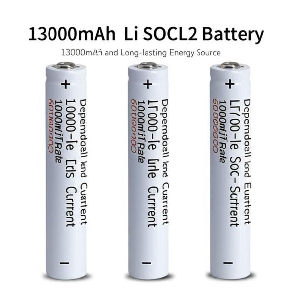 Quality 13000mAh Li SOCL2 Battery 2% Self-life Rate 600mA Pulse Current Dependable and Long-lasting Energy Source for sale
