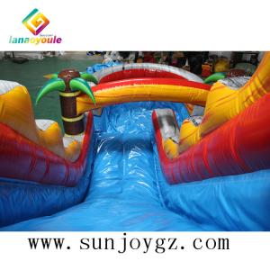 Inflatable Water Games For Kids Water Slide Park Promotion / Amusement Park