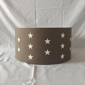 Buy cheap TC Chocolate Star Print Lampshade Lightweight Easy Fit Pendant from wholesalers