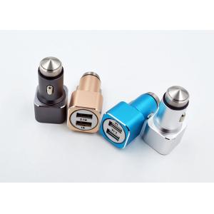 DC5V 2.4A Car Charger Adapter With Dual Port 12-24V Input CE FCC Approved