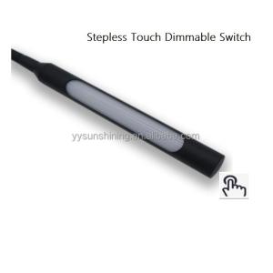 Touch Control Clip On LED Bed Lamp 2.5W Eye Caring Bendable Gooseneck for