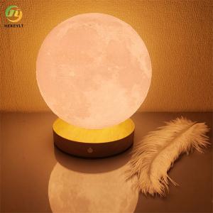 Buy cheap Moon lamp rotating sleep moon small night light bedroom desk rechargeable lamp Bedside lamp from wholesalers