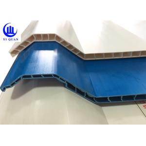 Multi Layers PVC Twin Wall Hollow Roof Sheet For Factory Farmhouse Wall Cladding