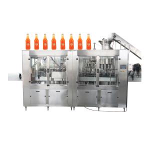 Buy cheap 2450*1800*2200mm 6.68kw 6000 BPH Monoblock Bottling Machine from wholesalers