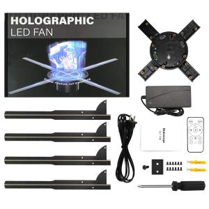 Buy cheap 3D Holographic Advertising LED Fan with Wifi Control and Cutting-Edge Rotating Imaging from wholesalers