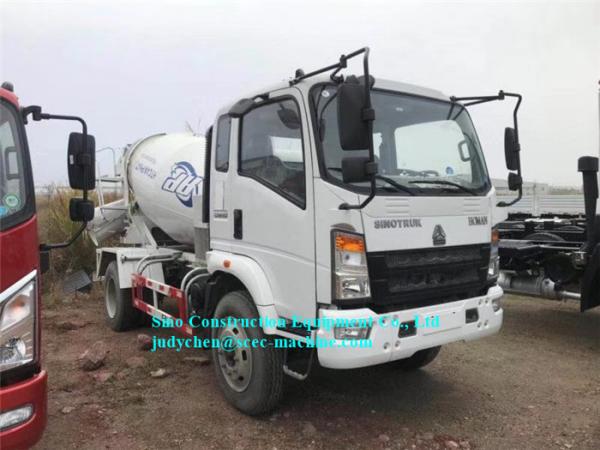 Buy cheap Light Serial 4m3 Cement Mixer Vehicle ZZ1167G3815C1 Engine 130HP Euro III from wholesalers