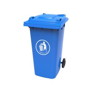 Buy cheap hdpe plastic bins 120l Plastic rectangular outdoor garbage cans with lids and wheels public recycling bins from wholesalers