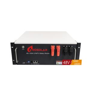 Buy cheap 48v 51.2v 100Ah 200Ah Lithium Lifepo4 Prismatic Cells Pack Bms Screen Rack for Storage Systems from wholesalers