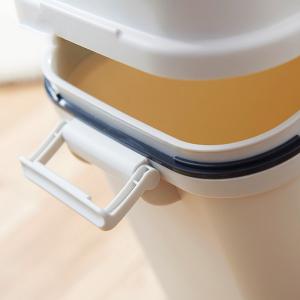 Buy cheap New Design Swing Lid 10L Rectangular Plastic Trash Can Eco-Friendly Pressure Ring Home Kitchen Household Recycling Small from wholesalers