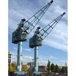 Dockside Marine Floating Crane Customized For Shipyard