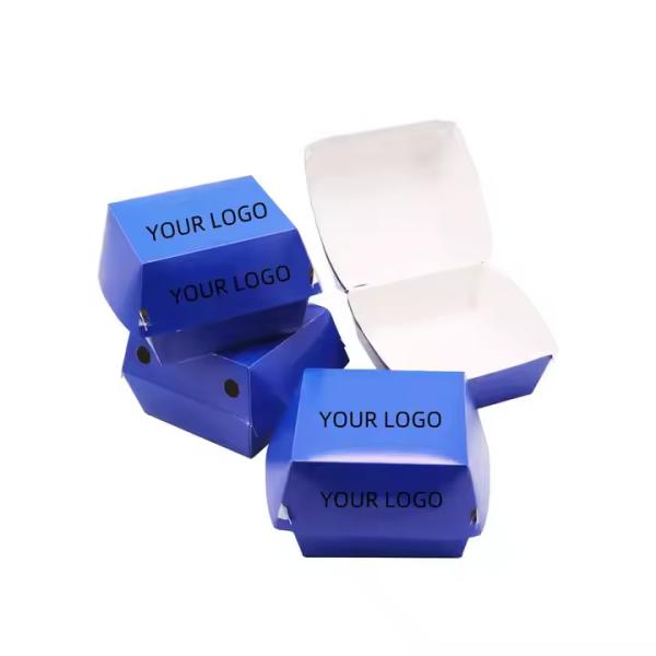 Disposable Food Takeaway Burger Box with Custom Printing and Prompt Lead Time