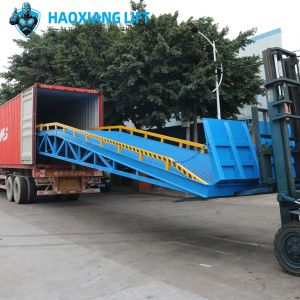 Buy cheap Adjustable Load Capacity 10-20 Tons Warehouse Loading Ramp – Hydraulic Container Dock Ramp from wholesalers