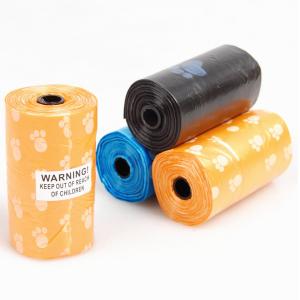 Buy cheap Fully Biodegradable eco friendly poo bag with dispenser custom  printed  dog poo bag from wholesalers