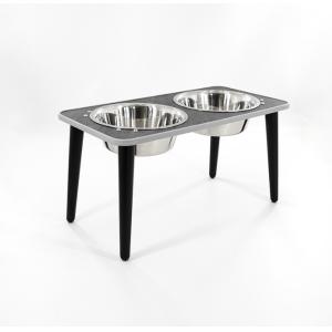 Buy cheap Collapsible Double Dog Bowl Elevated Adjustable Raised Stainless Steel from wholesalers