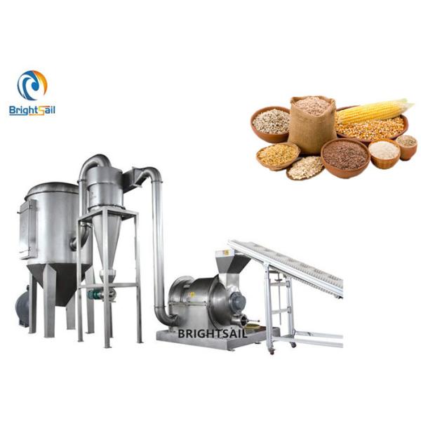Quality Stainless Stell Grain Powder Milling Machine , Chickpea Besan Flour Pulverizer for sale