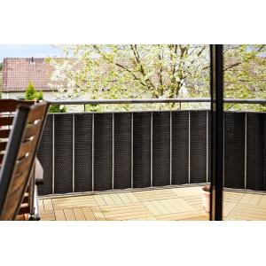 Buy cheap PE PP Plastic Type Polyvinyl Fence Strip With PE Rattan balcony screen from wholesalers