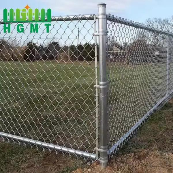 Buy cheap Boundary Protection Galvanized Chain Link Fence Black Customizable Wire Mesh from wholesalers
