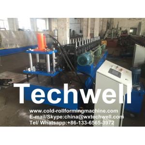 Single Side Adjustable Small C Purlin Roll Forming Machine with PLC Frequency