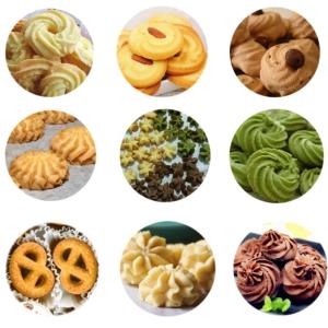 Stainless Steel Automated Cookie Machine Depositor Biscuit Press OEM