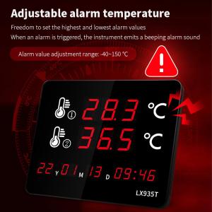 Buy cheap Professional Digital Thermometer LX935T with Dual External Probes Large LED Screen  for Pool Sauna Aquarium Home Industrial Use from wholesalers