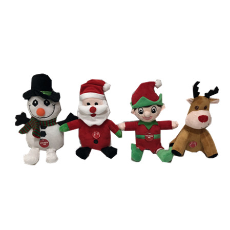 Buy cheap 4 ASSTD 0.23M 9.06IN Christmas Plush Toys Frosty The Snowman Stuffed Animal from wholesalers