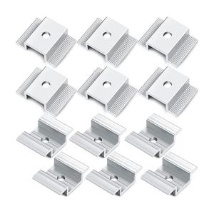 Adjustable Solar Panel Mid Clamp Aluminum Solar Module Clamps ISO9001