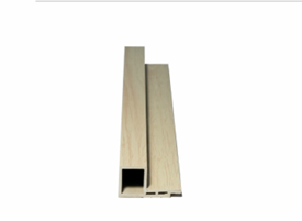 Buy cheap 300g/m WPC End Line For Wpc Fluted Wall Panel Hollow Wood Tube Interior Decaration from wholesalers