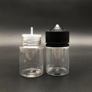 Buy cheap 60 Ml Squat / Slenderness PET Plastic Squeeze Dropper Liquid Use Bottle With Child Tamper Proof Lid from wholesalers