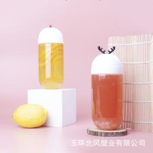 Buy cheap Leak Proof Square / Round Milk Tea Bottles With Screw On Lids from wholesalers