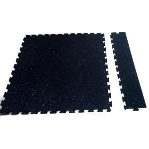Buy cheap Portable Interlocking Rubber Floor Tiles 1000X1000X15mm Interlocking Exercise product